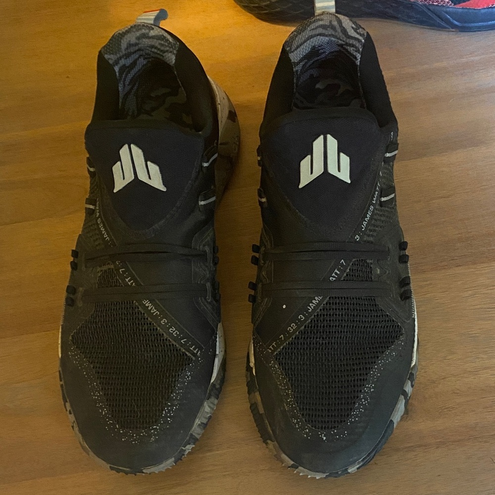 Reebok Black and Gray Athletic Shoes